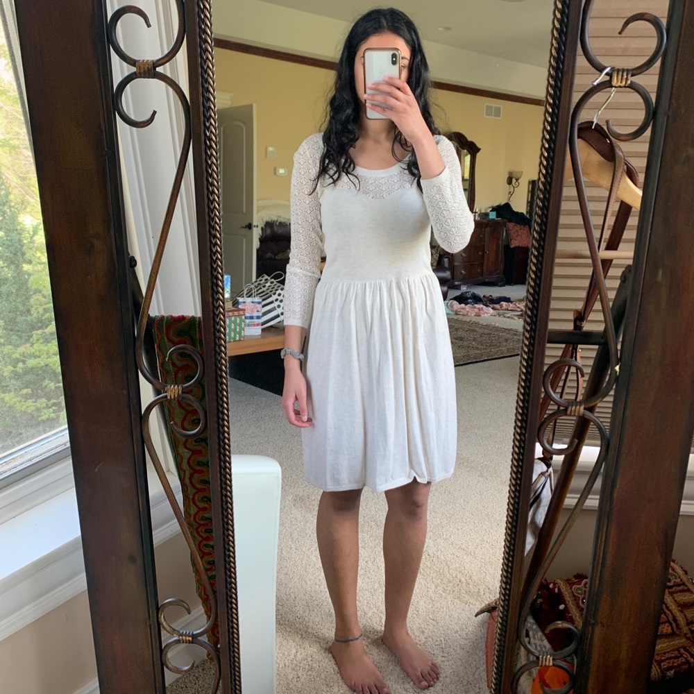 Long sleeve sweater dress